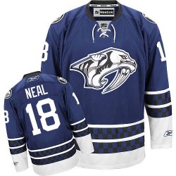 James Neal Nashville Predators Reebok Authentic Blue Third Jersey
