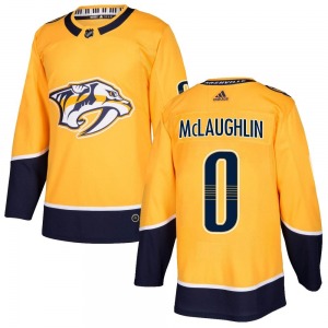 Youth Jake McLaughlin Nashville Predators Adidas Authentic Gold Home Jersey