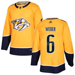 Youth Shea Weber Nashville Predators Adidas Authentic Gold Home Jersey
