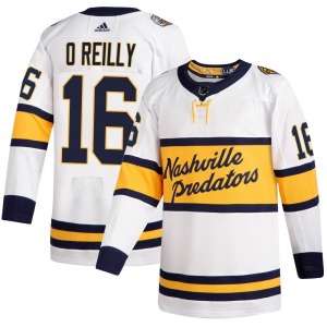 Cal O'Reilly Nashville Predators Adidas Authentic White 2020 Winter Classic Player Jersey
