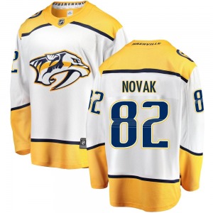 Thomas Novak Nashville Predators Fanatics Branded Breakaway White Away Jersey