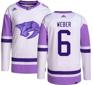 Shea Weber Nashville Predators Adidas Authentic Hockey Fights Cancer Jersey