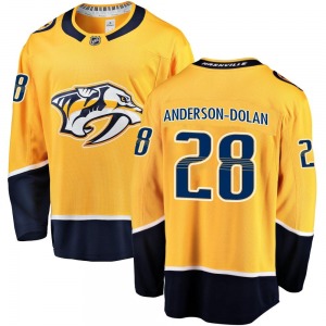 Jaret Anderson-Dolan Nashville Predators Fanatics Branded Breakaway Gold Home Jersey