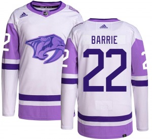 Youth Tyson Barrie Nashville Predators Adidas Authentic Hockey Fights Cancer Jersey
