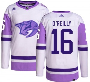 Youth Cal O'Reilly Nashville Predators Adidas Authentic Hockey Fights Cancer Jersey