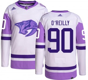 Youth Ryan O'Reilly Nashville Predators Adidas Authentic Hockey Fights Cancer Jersey