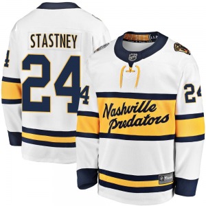 Spencer Stastney Nashville Predators Fanatics Branded Breakaway White 2020 Winter Classic Player Jersey